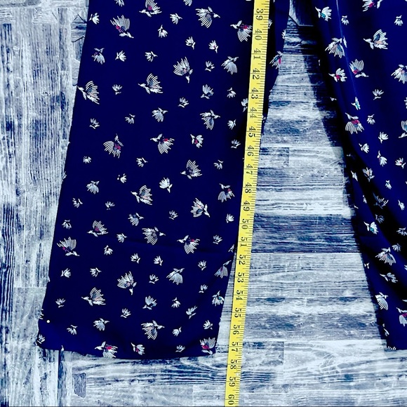 Collective Concepts Katie Cap sleeve jumpsuit medium New w/ tags Navy wide leg - Picture 4 of 9